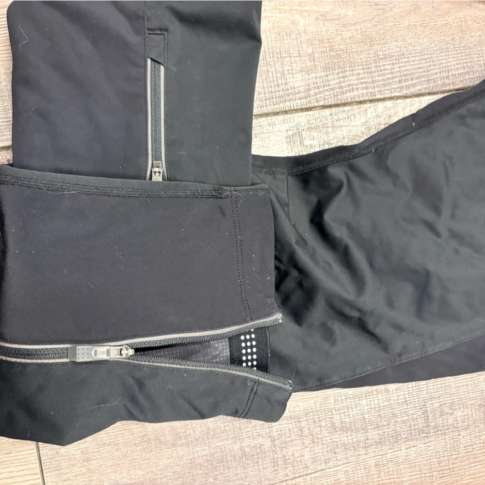MEC Black Athletic Pants with Orange Tab - Picture 3 of 4